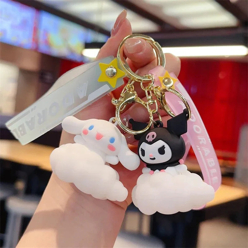 Dreamy Characters Cloud LED Keychain