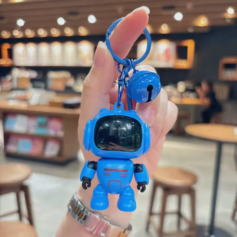 Pocket Protector LED Voice Robot Keychain