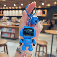 Pocket Protector LED Voice Robot Keychain