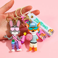 Zootopia 2 Gala & Vacation Disguise Keychain