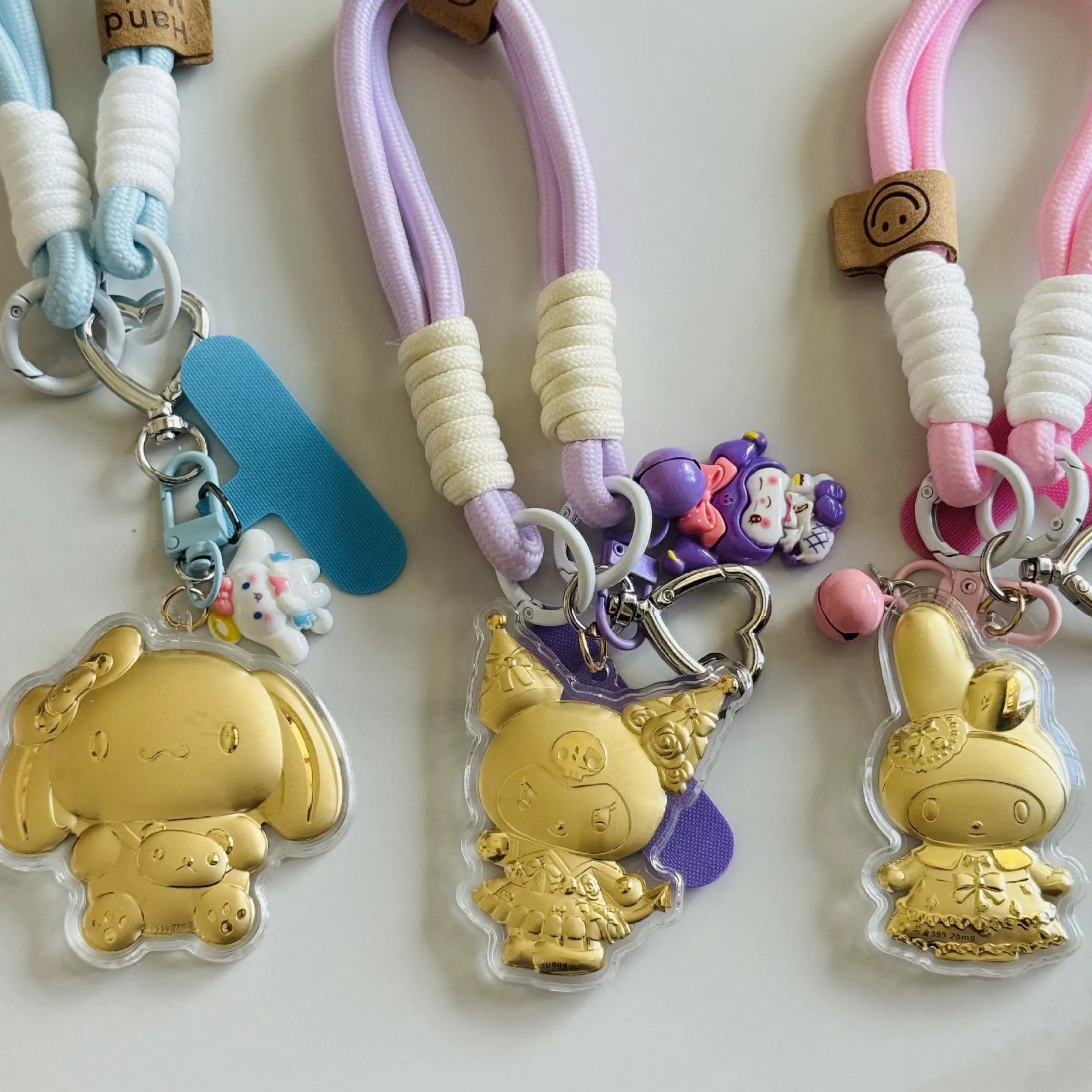 Sanliou Icons 20mg Gold Charm Keychain