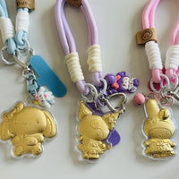 Sanliou Icons 20mg Gold Charm Keychain