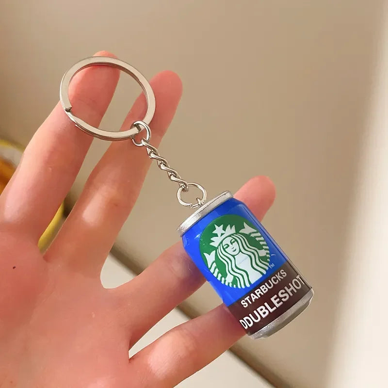 Mini Sip Beverage Can Keychain