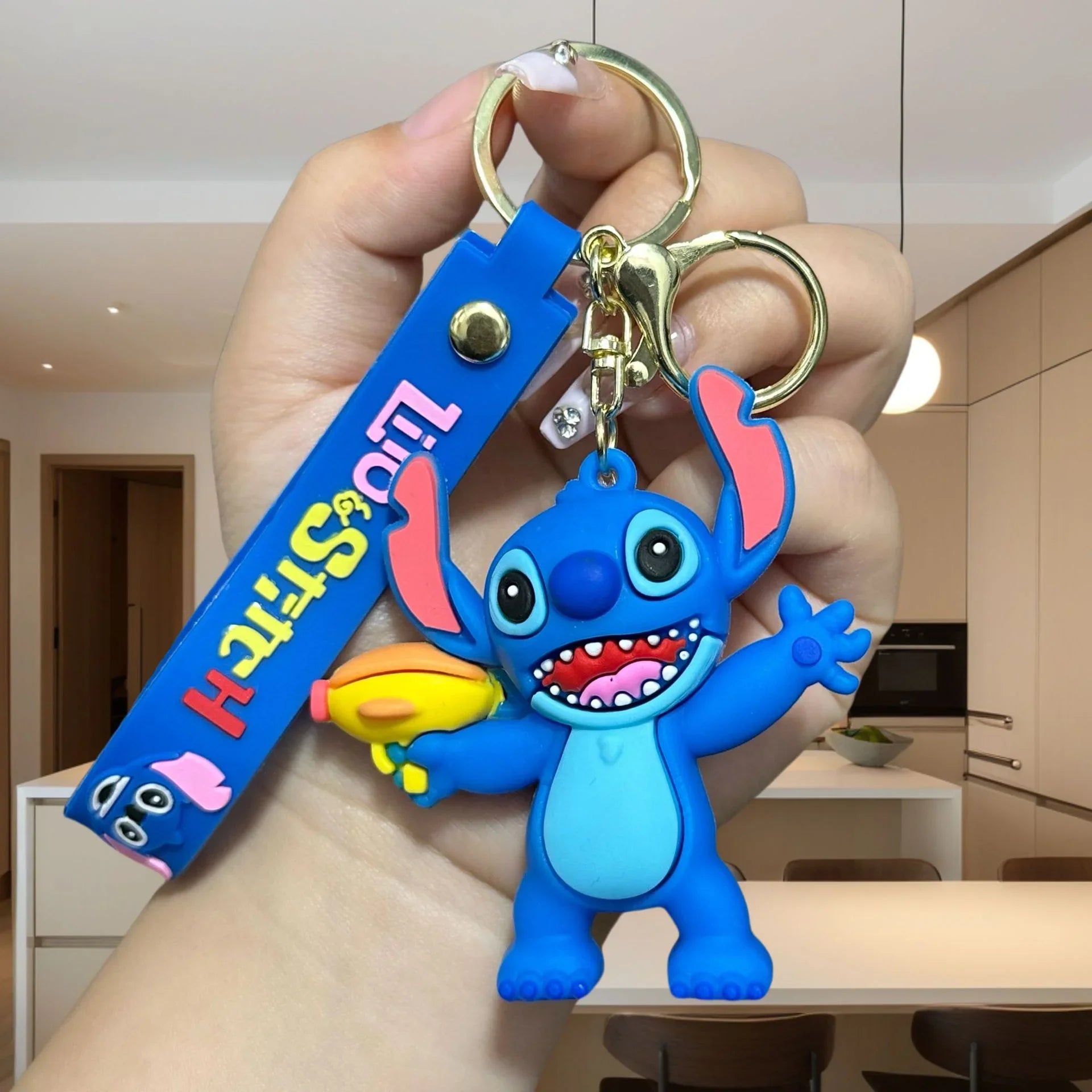 Stitch Summer Time 3D Keychain
