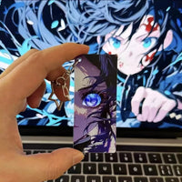 Demon Slayer Glowing Eyes Card Keychain
