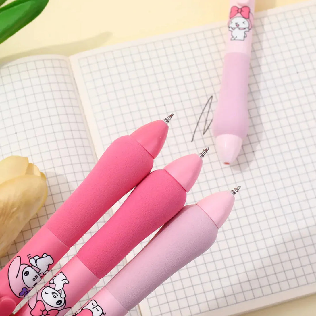 Sanrio Sponge Grip Gel Pen (Set of 4)