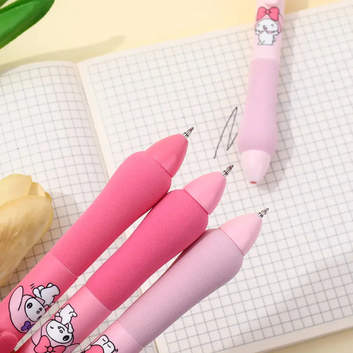 Sanrio Sponge Grip Gel Pen (Set of 4)
