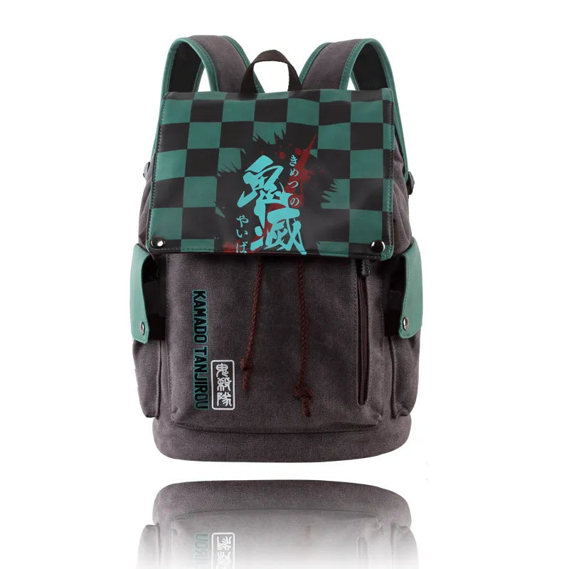 Demon Slayer Canvas Caryall Backpack