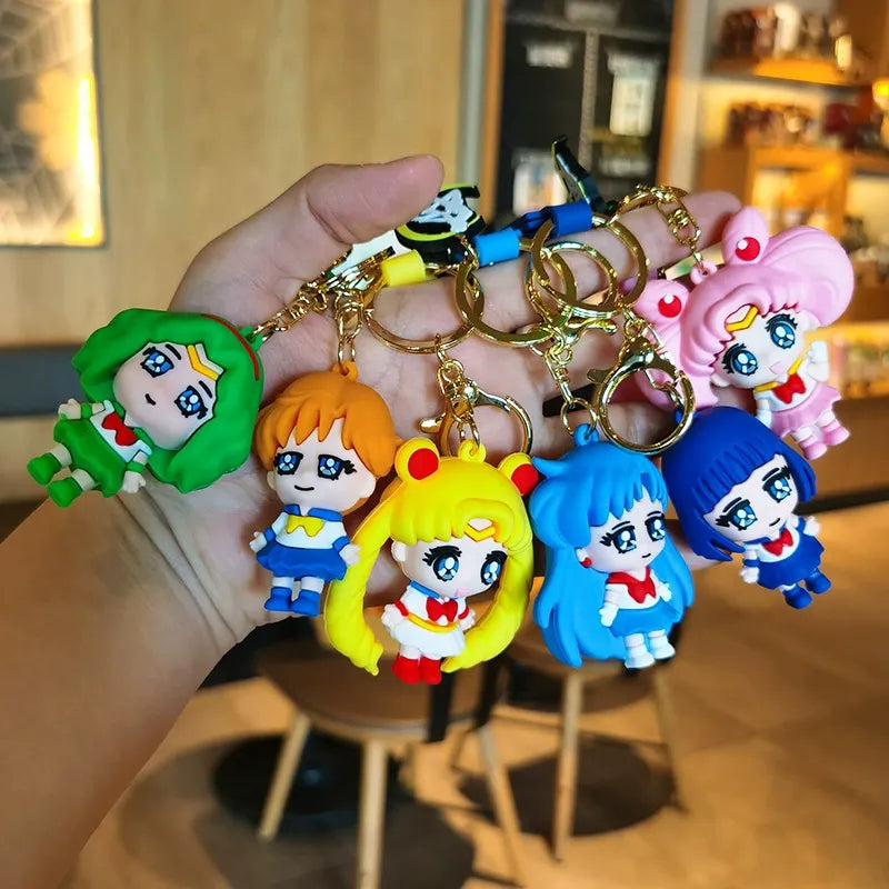 Sailor Moon Scouts 3D Keychain