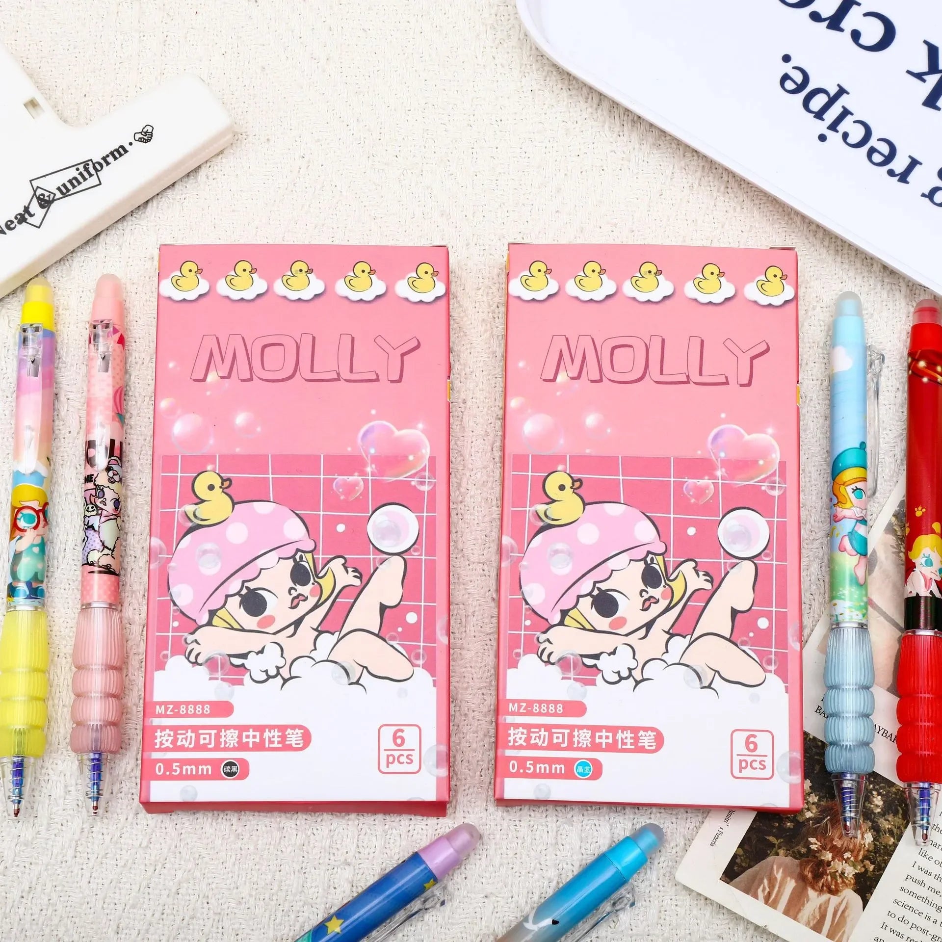 Molly Masterpiece Elite Gel Pen (Set of 6)