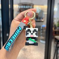 Minecraft Pixel Style Keychain