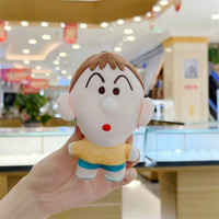 Shinichan Bubble Blower Plush Keychain