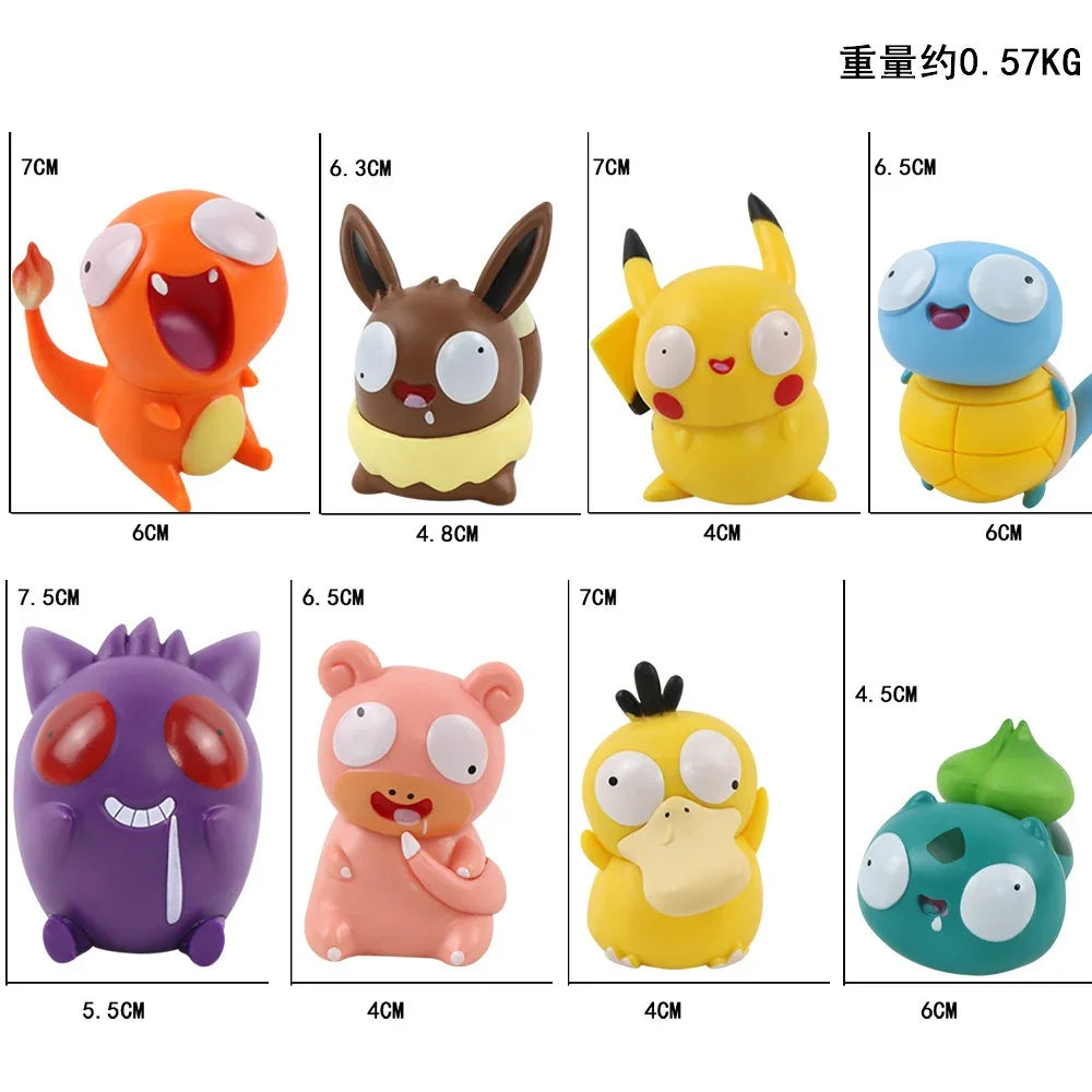 Pokimoen Chibi Q Version Mini Figurines