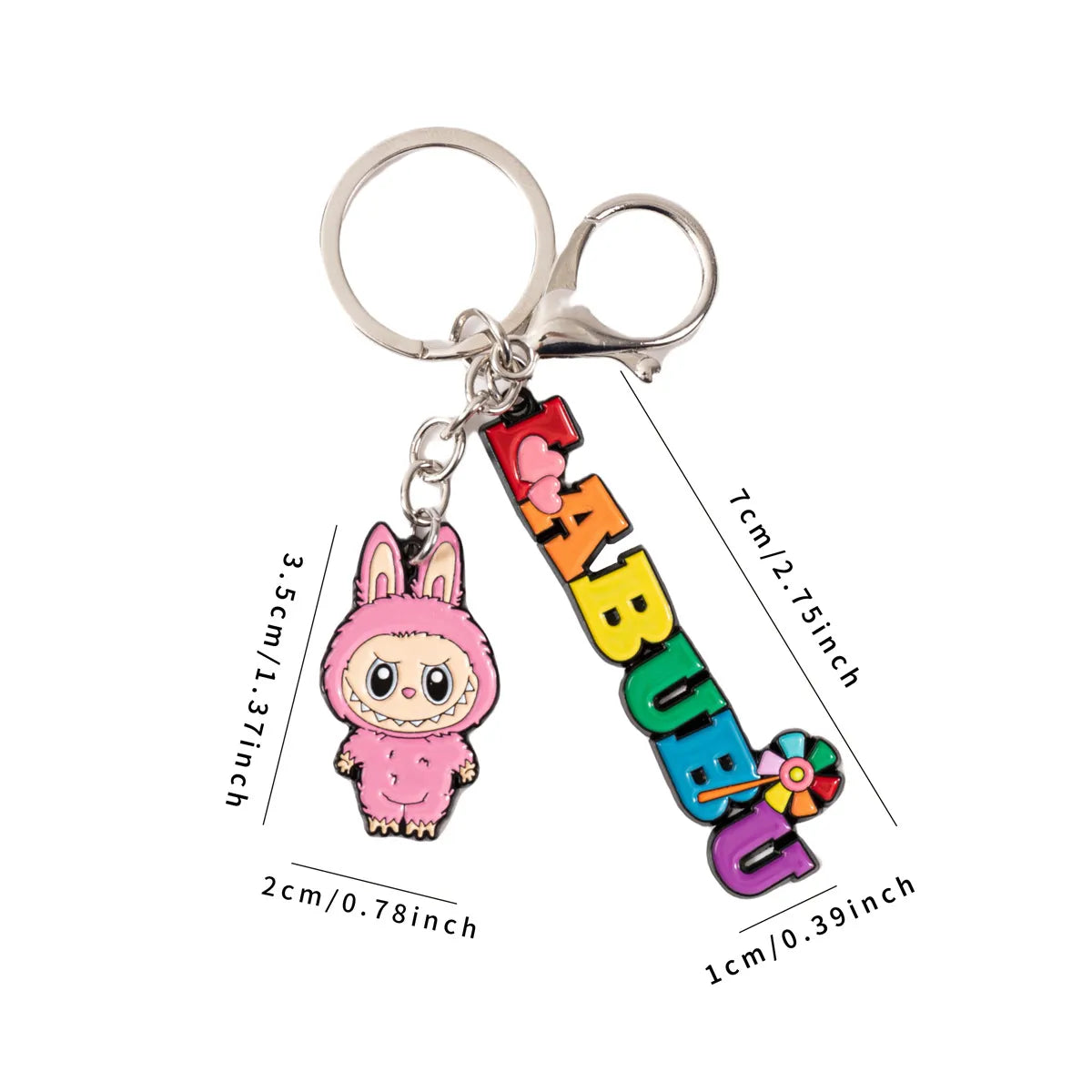 Labuboo Colorburst Mischief Keychain