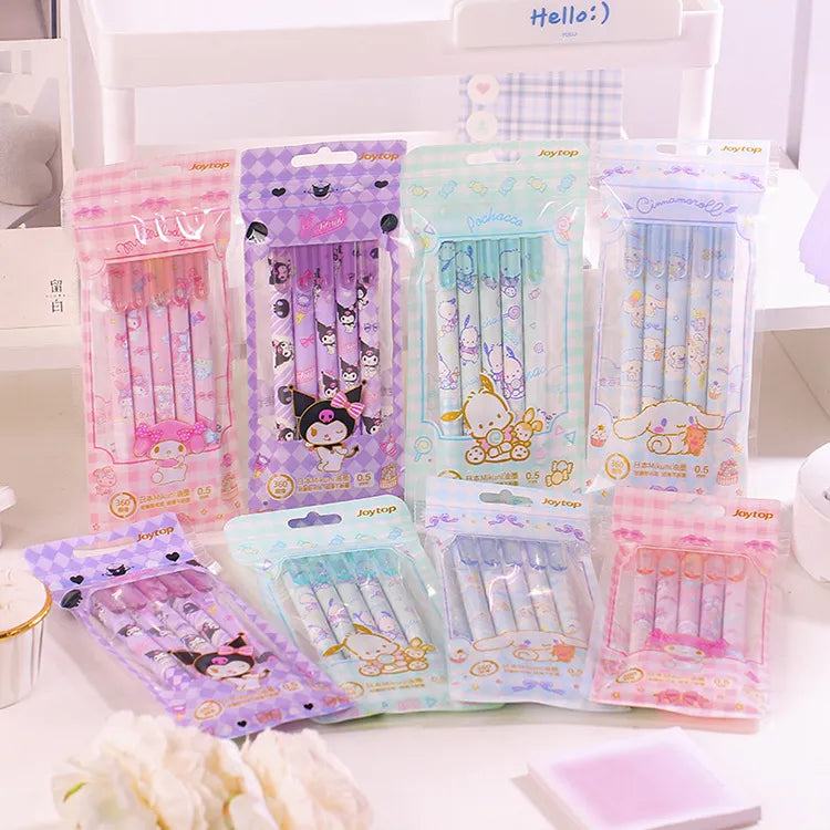 Sanrio Beautiful Time Gel Pen (Set of 5)