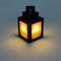 Minecraft Lantern LED Glowing Keychain