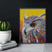 Owl Mosaic Pixel Art Building Blocks (3072 Pcs)