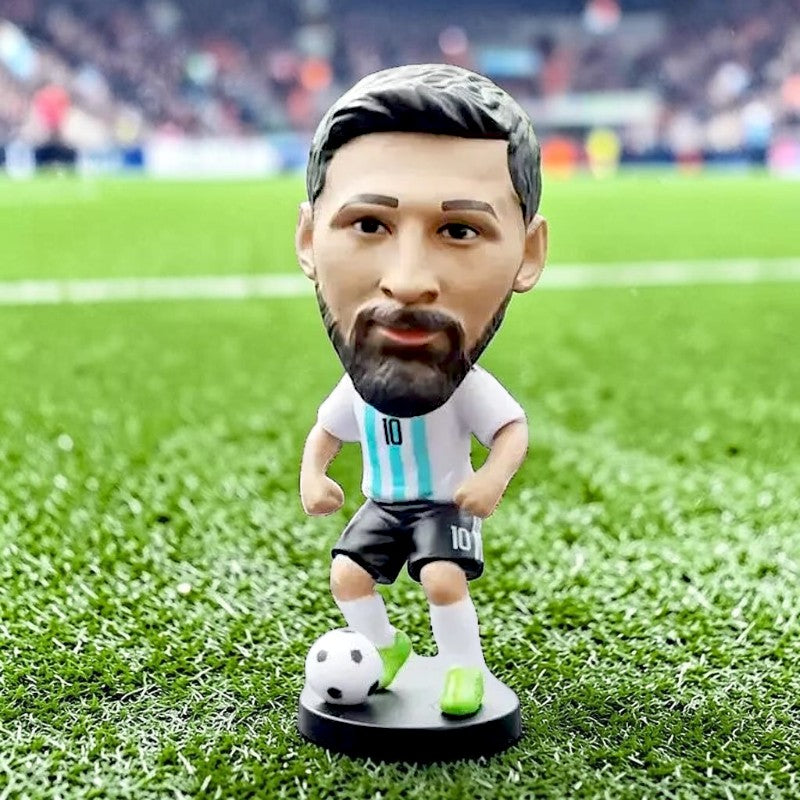 Leo Messi Interlocking Footwork Bobblehead