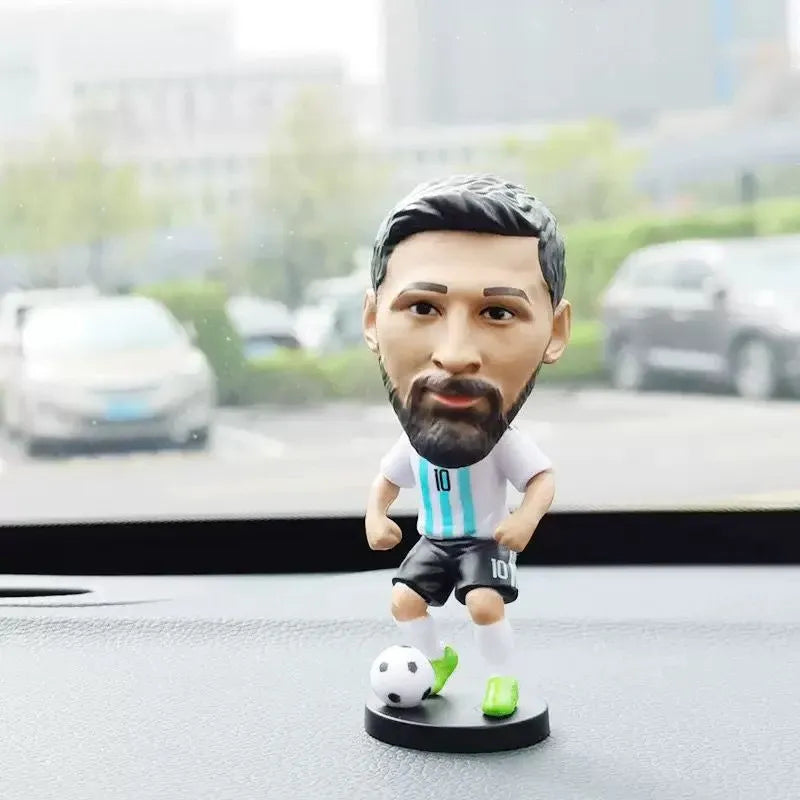Leo Messi Interlocking Footwork Bobblehead