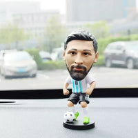 Leo Messi Interlocking Footwork Bobblehead