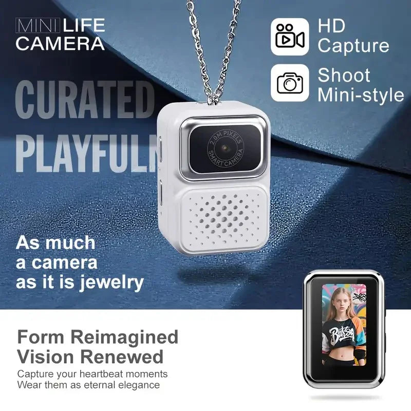 Mini Life Chrono-Capture Pendant Camera