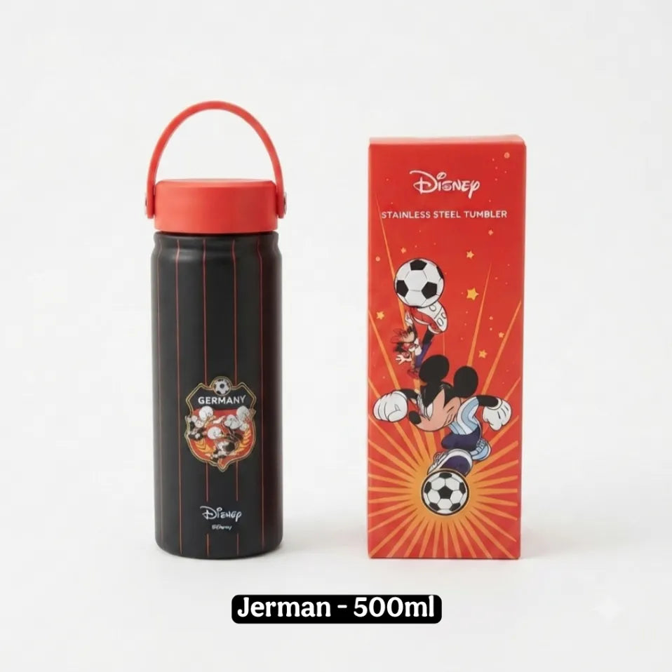 DZNY Mickey Mouse World Cup Football Edition Insulated Bottle (500 ml)