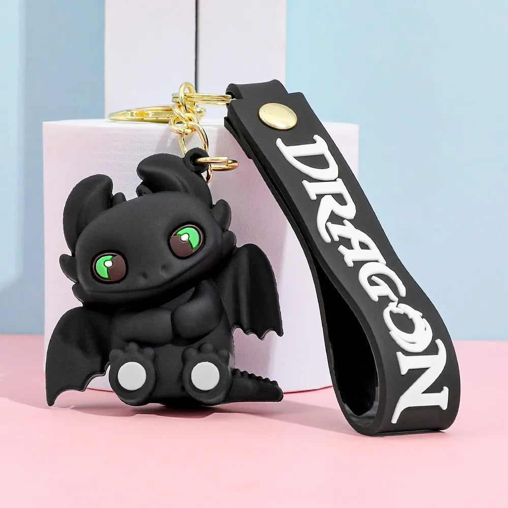 Toothless & Light Fury Elite Dragon Keychains