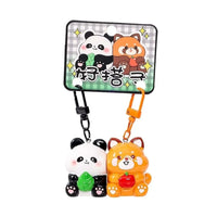 Panda Couple Magnetic Keychain