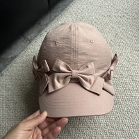 MOBANINA Bow Laced Breathable Baseball Cap