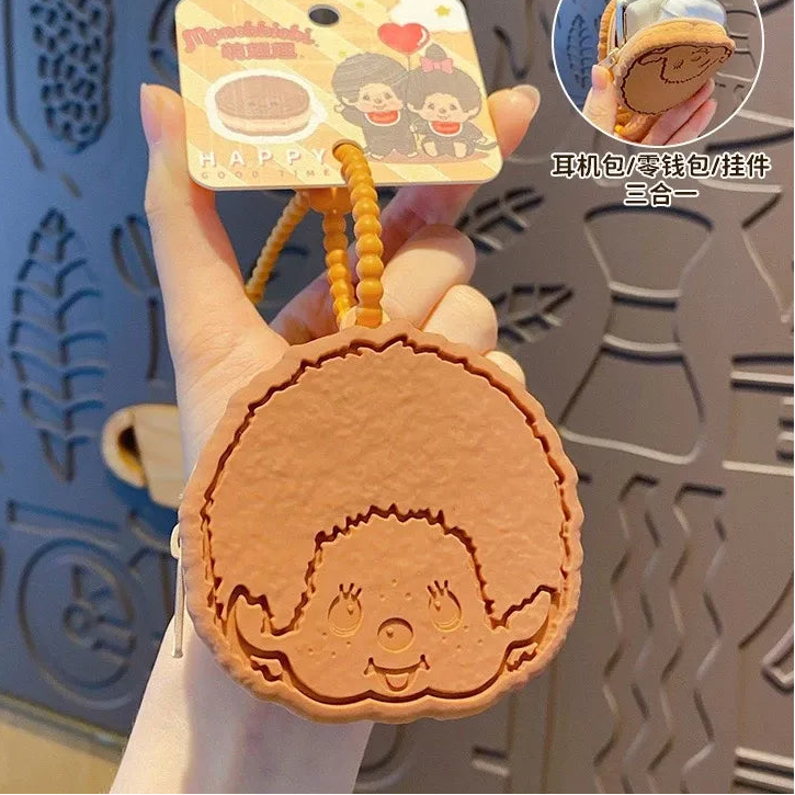 Monchhichi Money Macaron Silicone Pouch