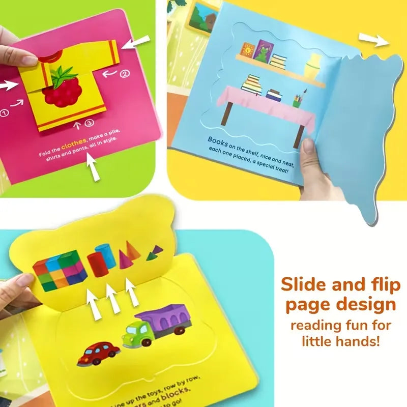 Bear’s Tidy-Up Time Interactive Lift-the-Flap Board Book