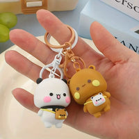 Adventurous Bubu Dudu Couple Keychain