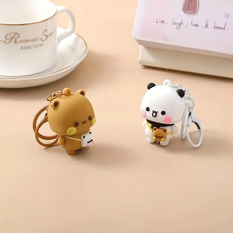 Adventurous Bubu Dudu Couple Keychain