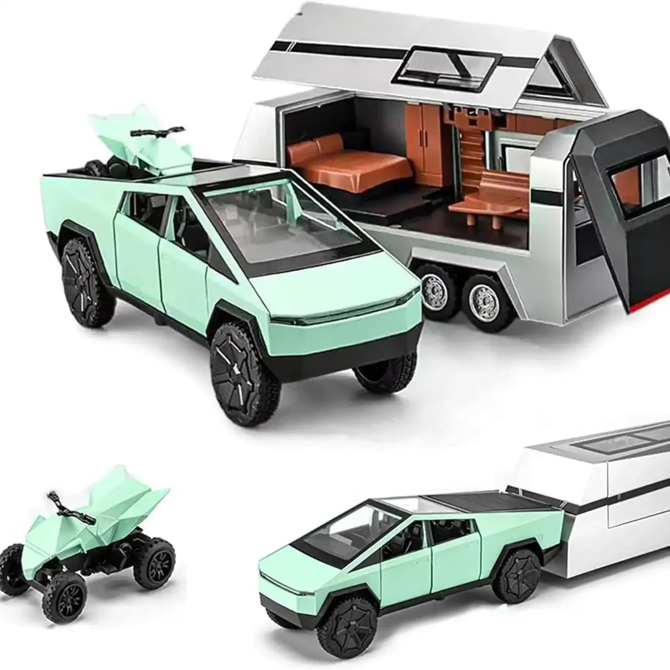 Tesla 1:32 Diecast 3-in-1 Pickup Truck