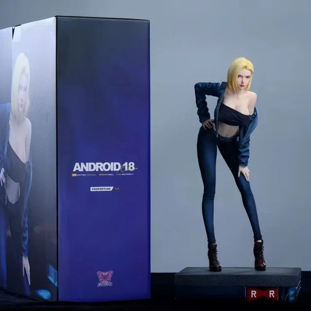 DBZ Android 18 Pink Butterfly Statue (26 cm)