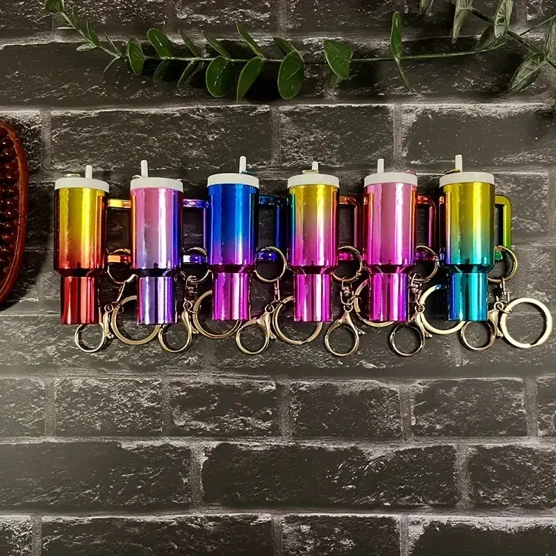 Mini Sip & Stash Gradient Tumbler Keychain