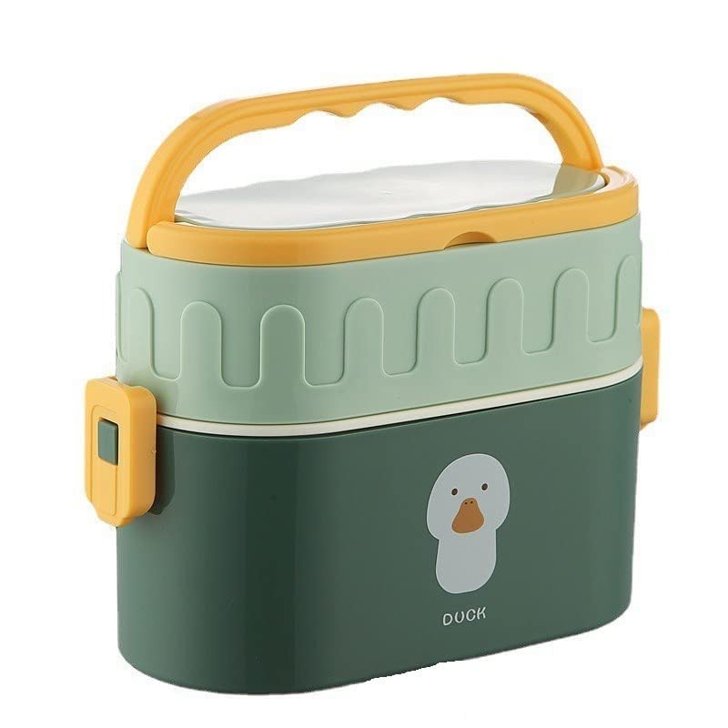 Animal Party Double Tier Lunch Box