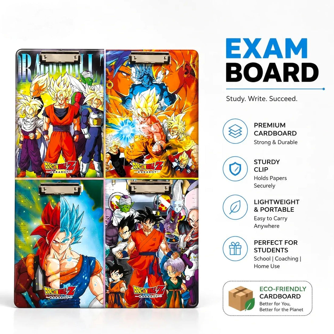 DBZ Kakarot Heavy-Duty Saiyan Writing Clipboard