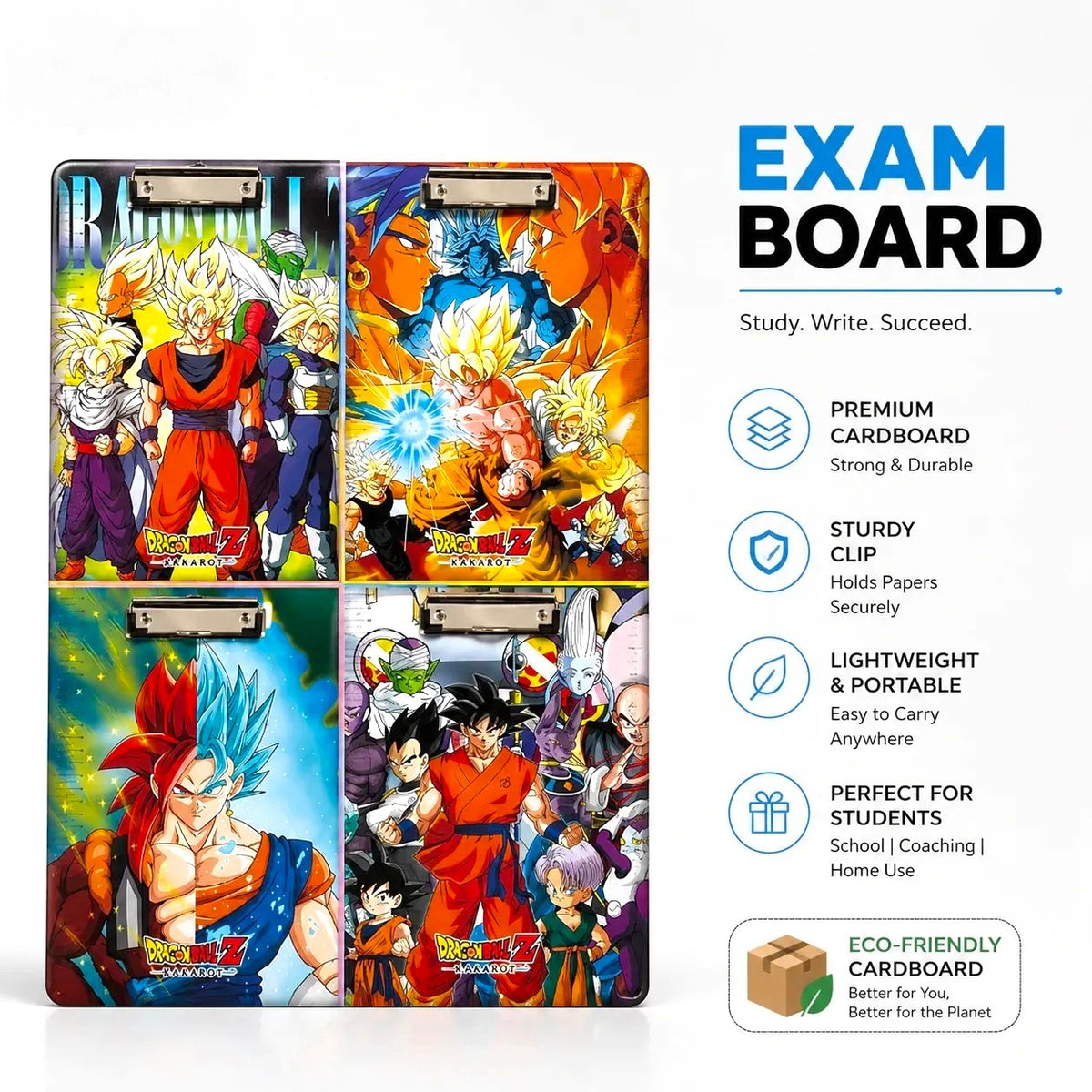 DBZ Kakarot Heavy-Duty Saiyan Writing Clipboard