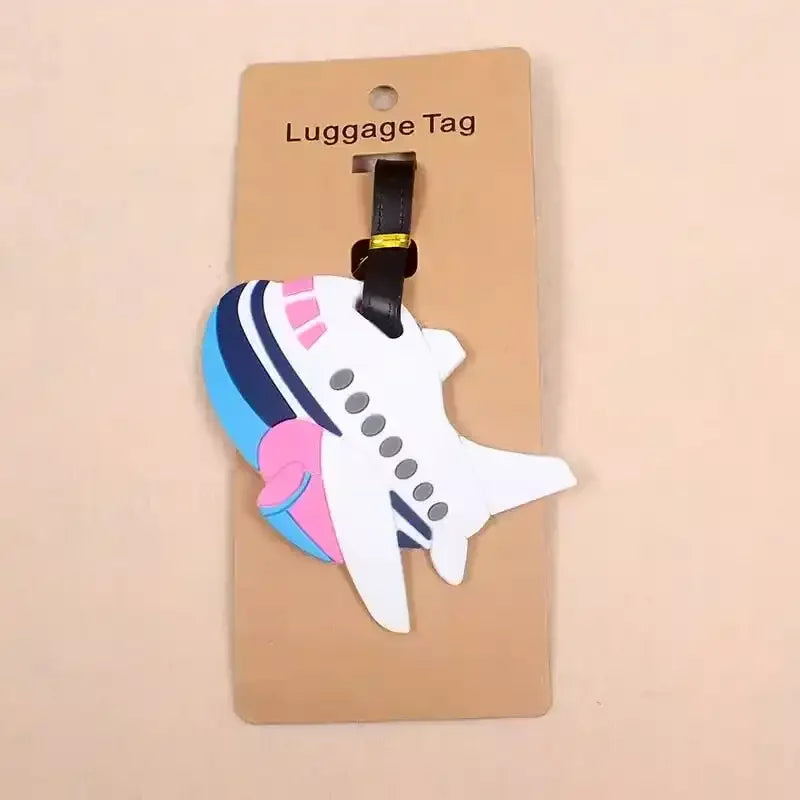 Trendy Travel Themed Luggage Tags