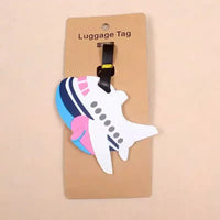 Trendy Travel Themed Luggage Tags