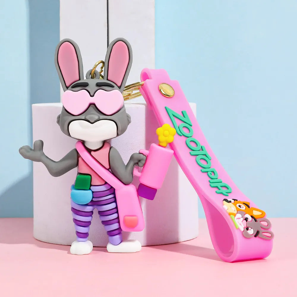 Zootopia 2 Gala & Vacation Disguise Keychain