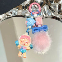 Skullpanda Puffy Punk 3D Keychain