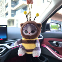 Mofusand Bee Series Plush Keychain