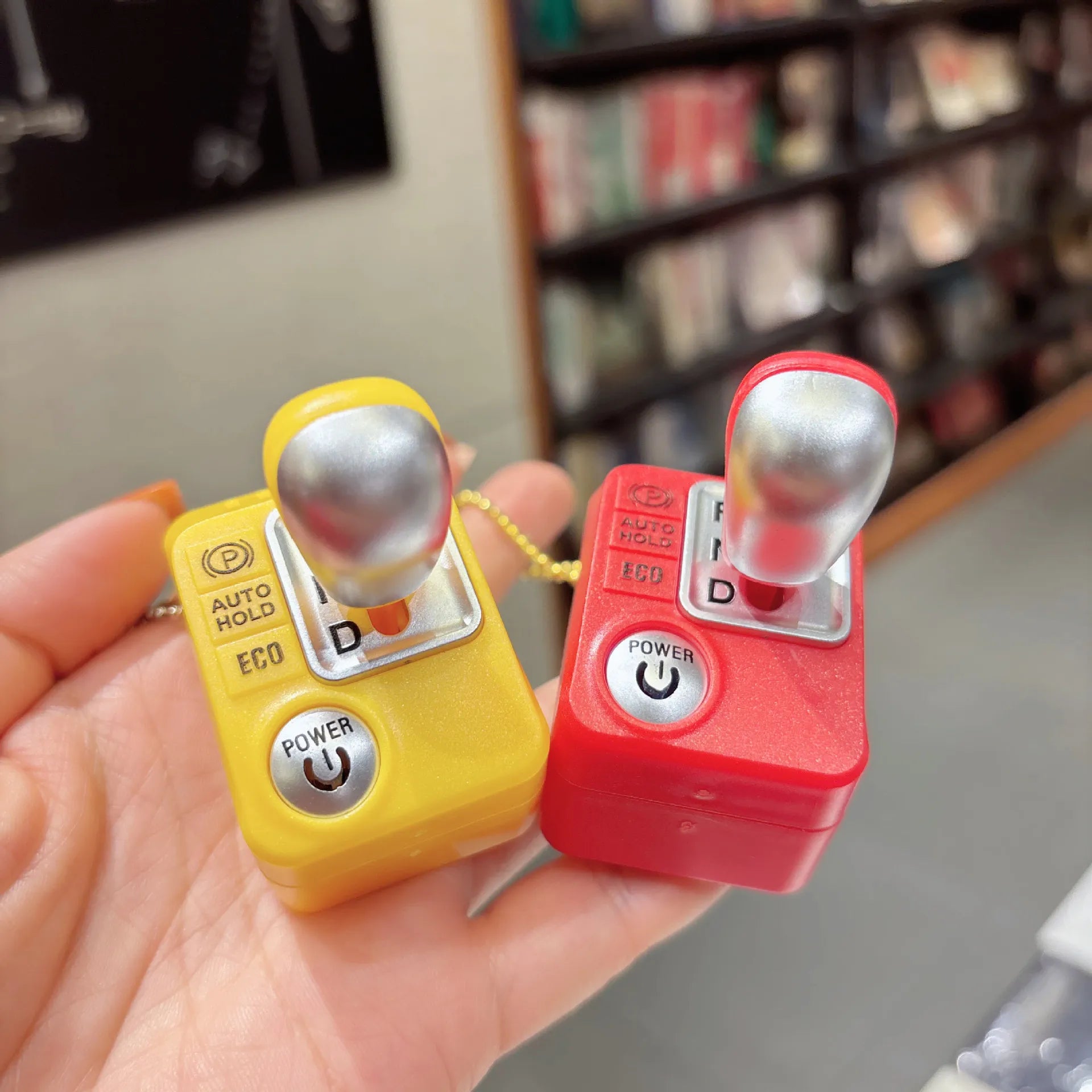 Realistic Car Gear Shift Sound & Light Keychain