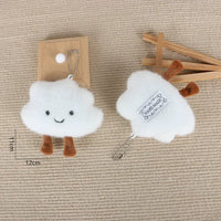 Soft Cloud Plush Keychain