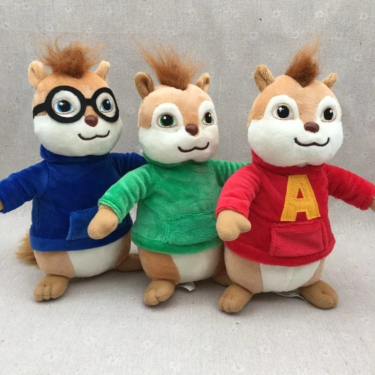 Rockstar Chipmunks Plush Toy (20 cm)