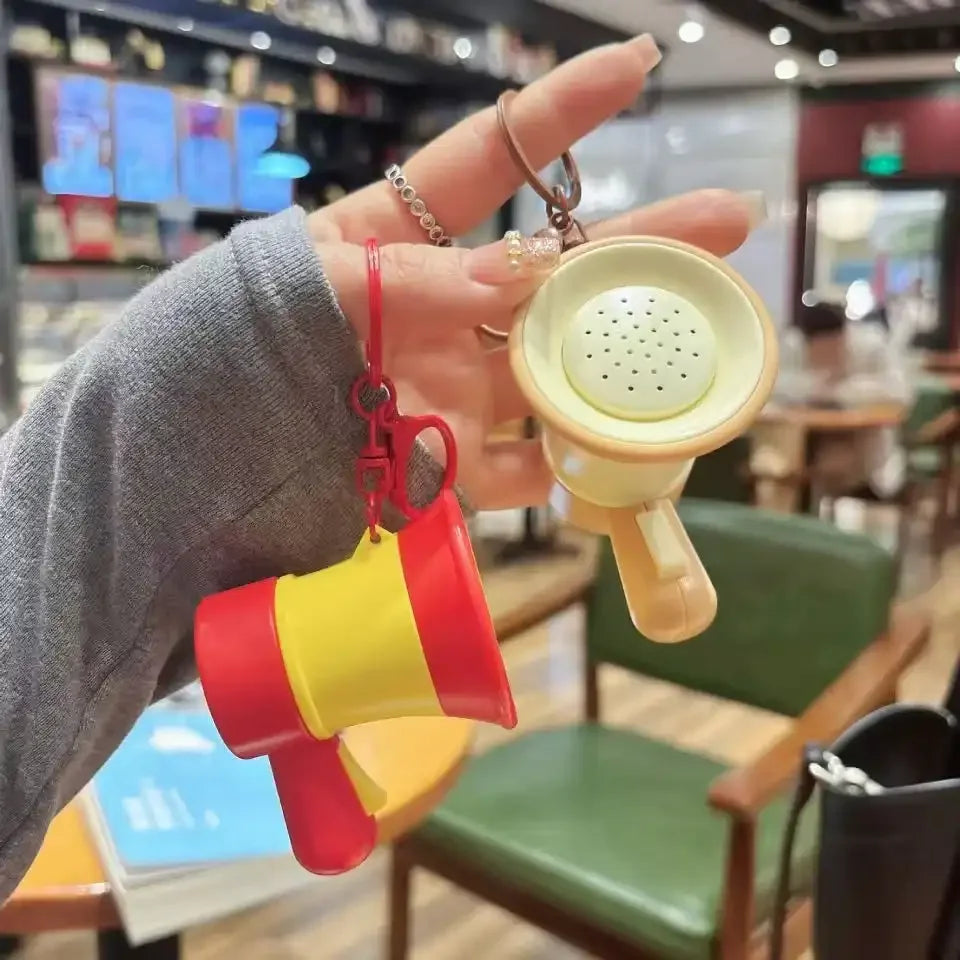 Play Voice Recording Trumpet Keychain