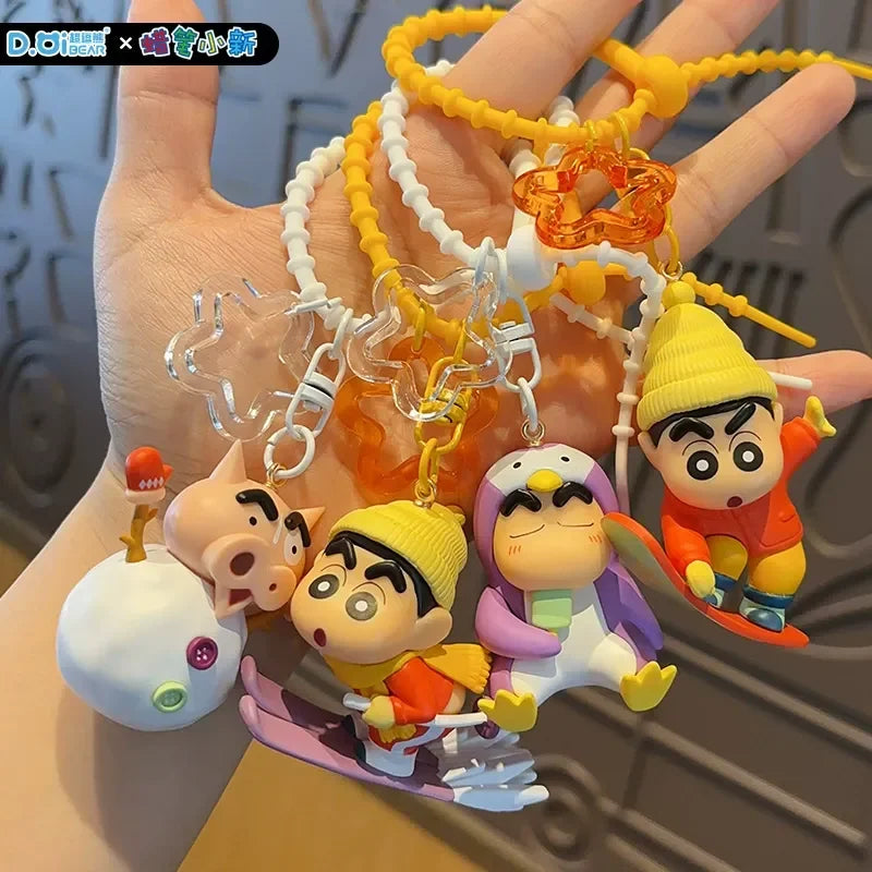 Genuine Crayon Shinchan Winter Games Keychain