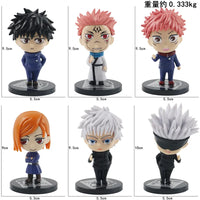 Jujutsu Kaisen Chibi Crew Figurines (Set of 6)